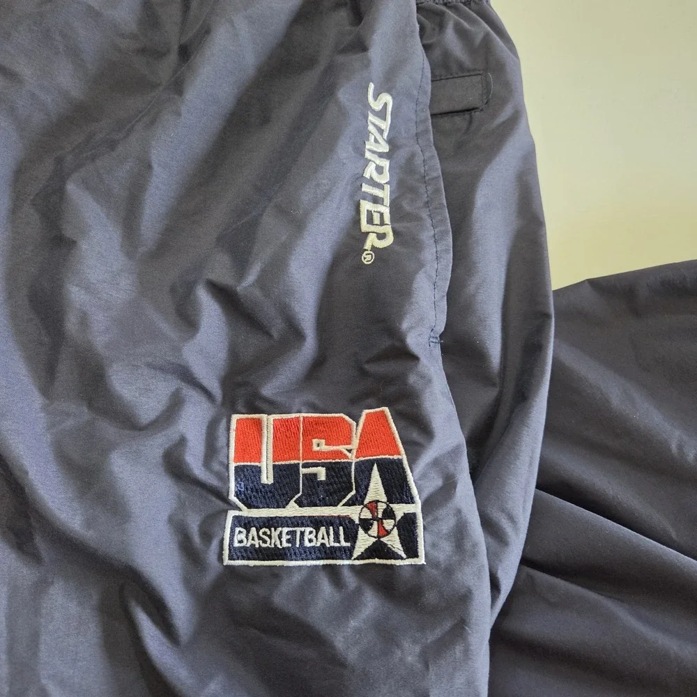 Starter USA Men's Size M Pants Basketball NBA Official Product Nylon Blend‎
